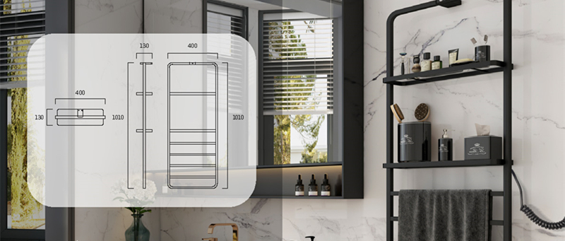 Heated Towel Warmer T401010B/T401010W