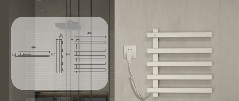 Heated Towel Warmer E48520B/E48520W